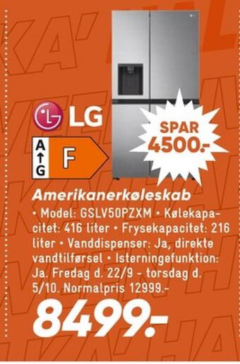 Bilka Lg køle/fryseskab tilbud