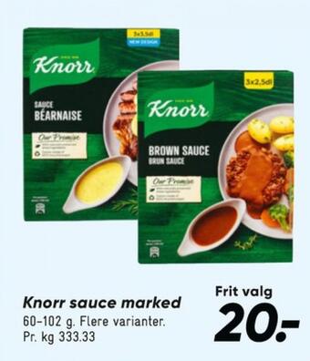 Bilka Knorr sauce pulver tilbud