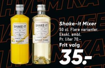 Bilka Shake-it drinkmix tilbud