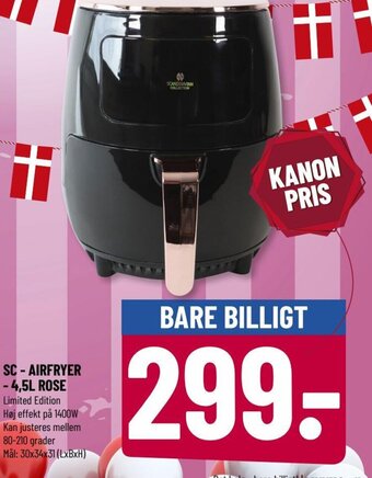 Løvbjerg SC - AIRFRYER -4,5L ROSE tilbud