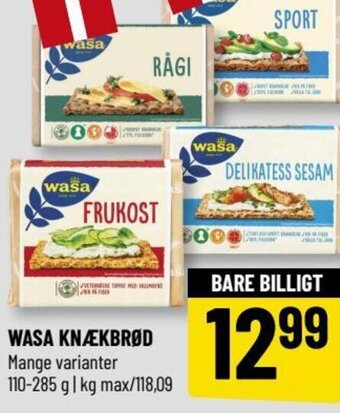 Løvbjerg WASA KNÆKBRØD tilbud