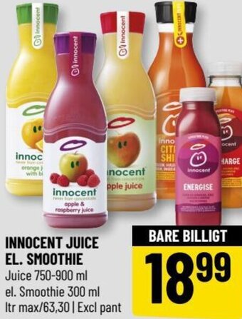 Løvbjerg INNOCENT JUICE EL. SMOOTHIE tilbud