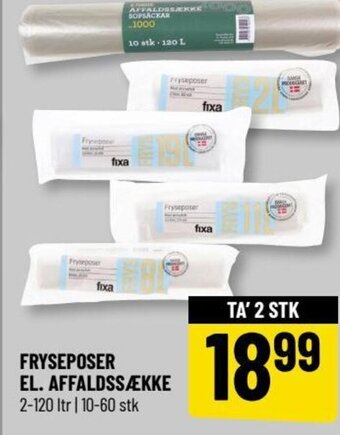 FRYSEPOSER EL. AFFALDSSÆKKE