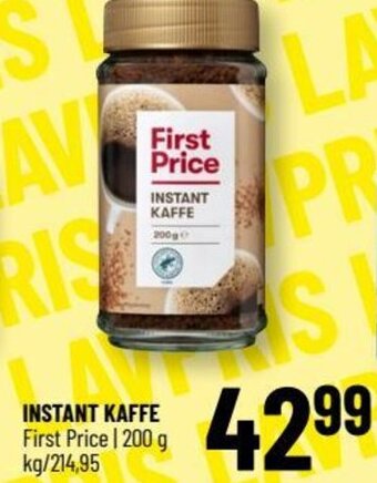 Løvbjerg INSTANT KAFFE First Price tilbud