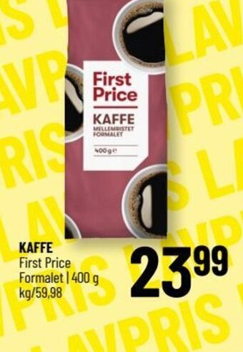 Løvbjerg KAFFE First Price tilbud