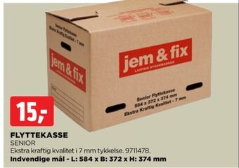 jem & fix Jem & fix flyttekasser tilbud