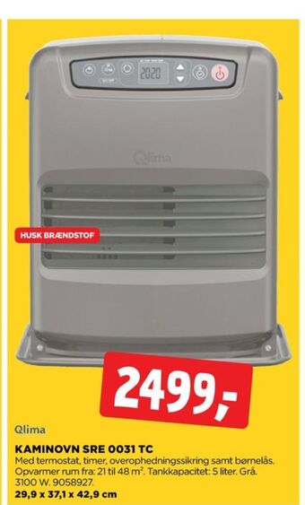 jem & fix Qlima kaminovn tilbud