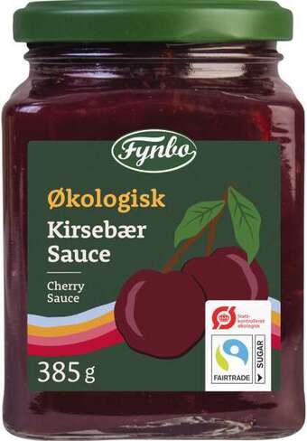 REMA 1000 Øko kirsebærsauce, 385 g tilbud