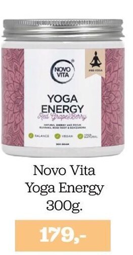 Helsemin Novo vita yoga energy 300g tilbud