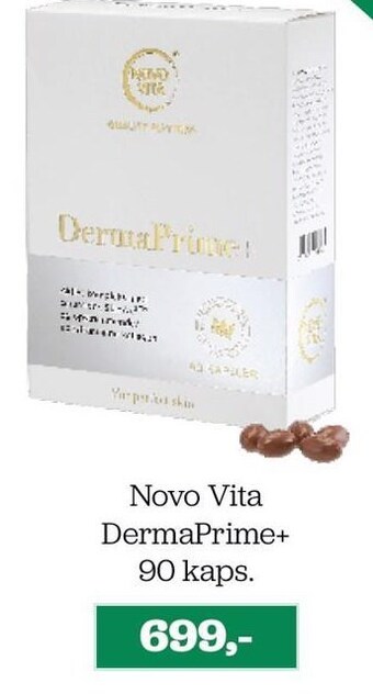 Helsemin Novo vita dermaprime+ 90 kaps tilbud