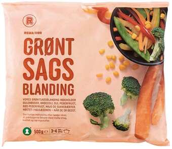 REMA 1000 Grøntsagsblanding, 500 g tilbud