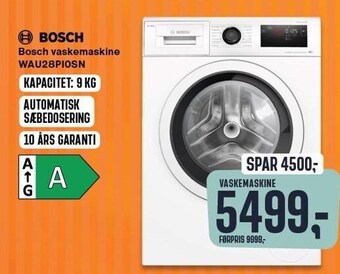 Skousen Bosch vaskemaskine tilbud