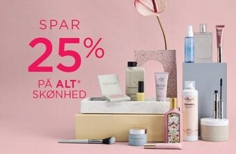 Salling Spar 25% på alt skønhed tilbud
