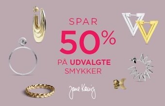 Salling Spar 50% på udvalgte smykker tilbud