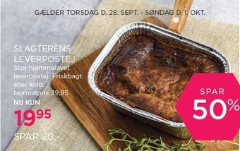 Salling Slagterens leverpostej tilbud