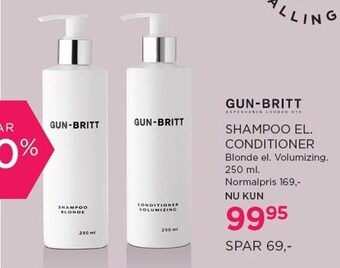 Shampoo el. conditioner