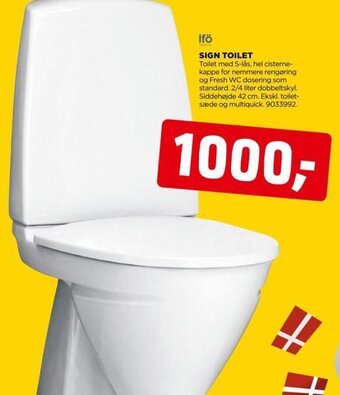 jem & fix SIGN TOILET tilbud