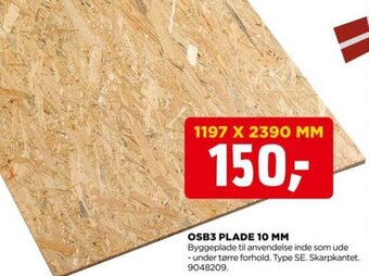 jem & fix OSB3 PLADE 10 MM tilbud