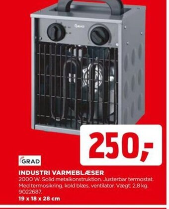 jem & fix INDUSTRI VARMEBLÆSER tilbud