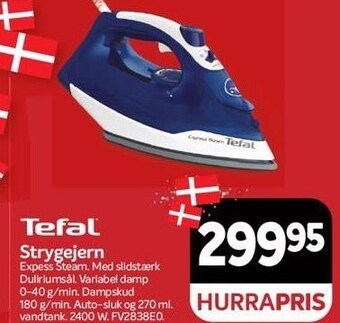 Din Isenkræmmer Tefal strygejern tilbud