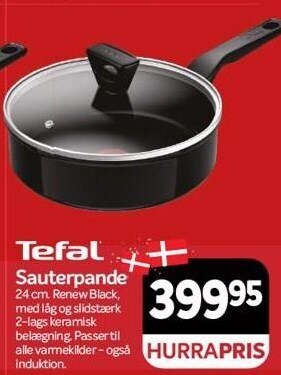 Din Isenkræmmer Tefal sauterpande tilbud