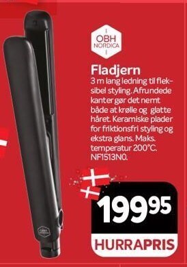 Din Isenkræmmer Obh nordica fladjern tilbud