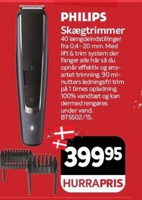 Din Isenkræmmer Philips skægtrimmer tilbud