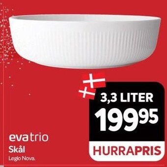 Din Isenkræmmer Eva trio skål tilbud