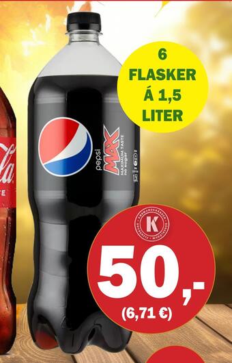 Købmandsgården Pepsi max tilbud
