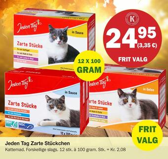 Købmandsgården Jeden tag zarte stückchen tilbud