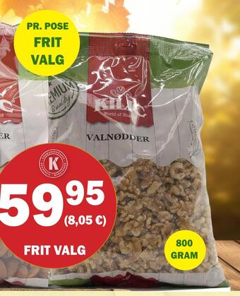 Købmandsgården Kilic valnødder tilbud