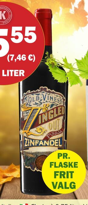 Købmandsgården Zingled out zinfandel tilbud