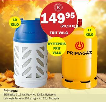 Købmandsgården Primagaz tilbud
