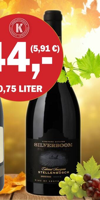 Købmandsgården Silverboom black label tilbud