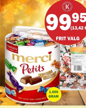 Købmandsgården Merci petits tilbud