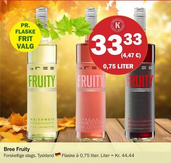 Købmandsgården Bree fruity tilbud