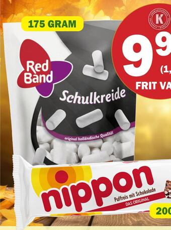 Red band skolekridt