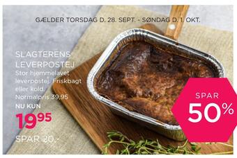 Salling Slagterens leverpostej tilbud