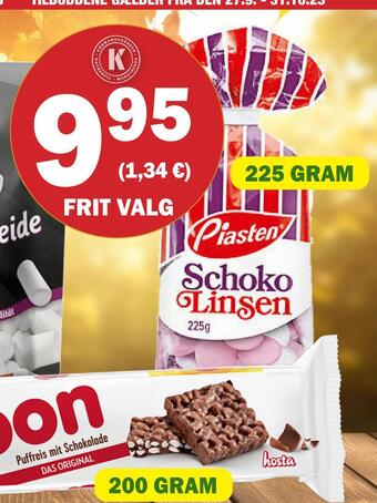 Piasten chokoladelinser