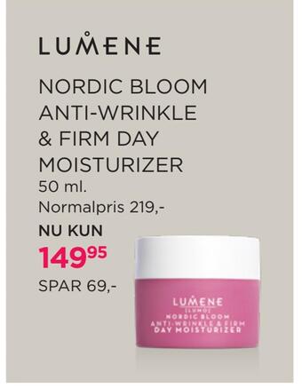Salling Nordic bloom anti-wrinkle & firm day moisturizer tilbud