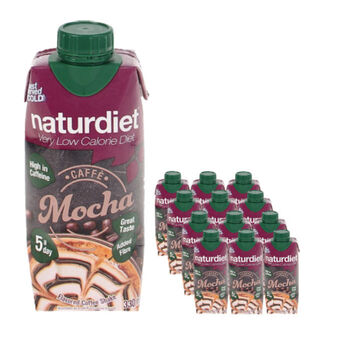 Motatos Naturdiet | proteindrik kaffe mocha 12-pak | træning & vægt > protein produkter,mellemmåltid & energi,måltidserstatning,kostt tilbud