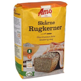 Amo | 2 x amo skårne rugkerner | kolonial > mel, bagning & dessert