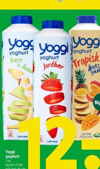Coop 365 Yoggi yoghurt tilbud