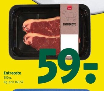 Coop 365 Entrecote tilbud