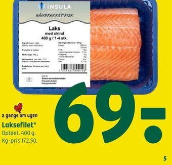 Coop 365 Laksefilet tilbud
