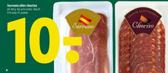 Serrano eller chorizo
