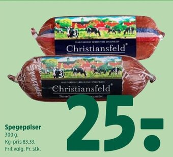 Coop 365 Spegepølser tilbud