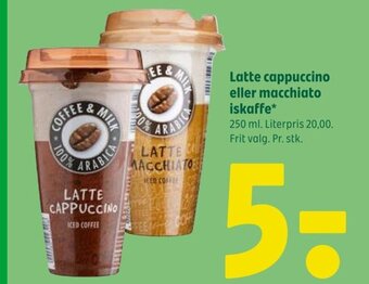 Coop 365 Latte cappuccino eller macchiato iskaffe tilbud
