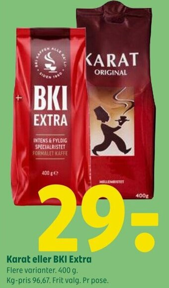 Coop 365 Karat eller BKI Extra tilbud