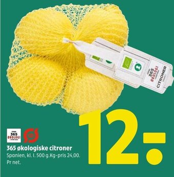 365 økologiske citroner
